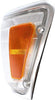 Compatible with Toyota Pickup Corner Light 1989 1990 1991 Driver and Passenger Side Pair/Set | Clear & Amber Lens | W/Chrome Trim | TO2520124 + TO2521126 | 8162089179 + 8161089179