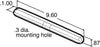 92100 LED CHMSL LAMP ADHESIVE MOUNT 9 DIODE PATTERN
