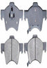 SGD857M Service Grade Semi-Metallic Disc Brake Pad Set