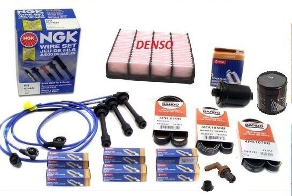 96-02 Toyota 3.4L V6 NGK Wires-Spark Plugs-Belts-Fu