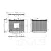 TYC Radiator for 14-16 Highlander 13449