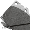 Beck Arnley Front Disc Brake Pad Set for LX470, Land Cruiser (085-1570)