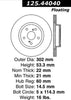 Centric Front Disc Brake Rotor for 1986-1992 Supra (125.44040)