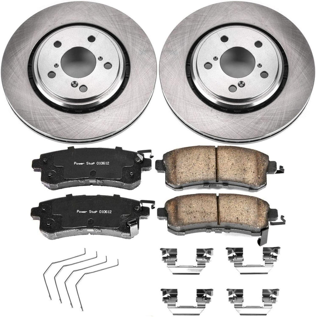 KOE6959 Autospecialty Front Replacement Brake Kit-Oe Brake Rotors & Ceramic Brake Pads