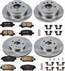 KOE5482 Autospecialty Front and Rear Replacement Brake Kit-Oe Brake Rotors & Ceramic Brake Pads