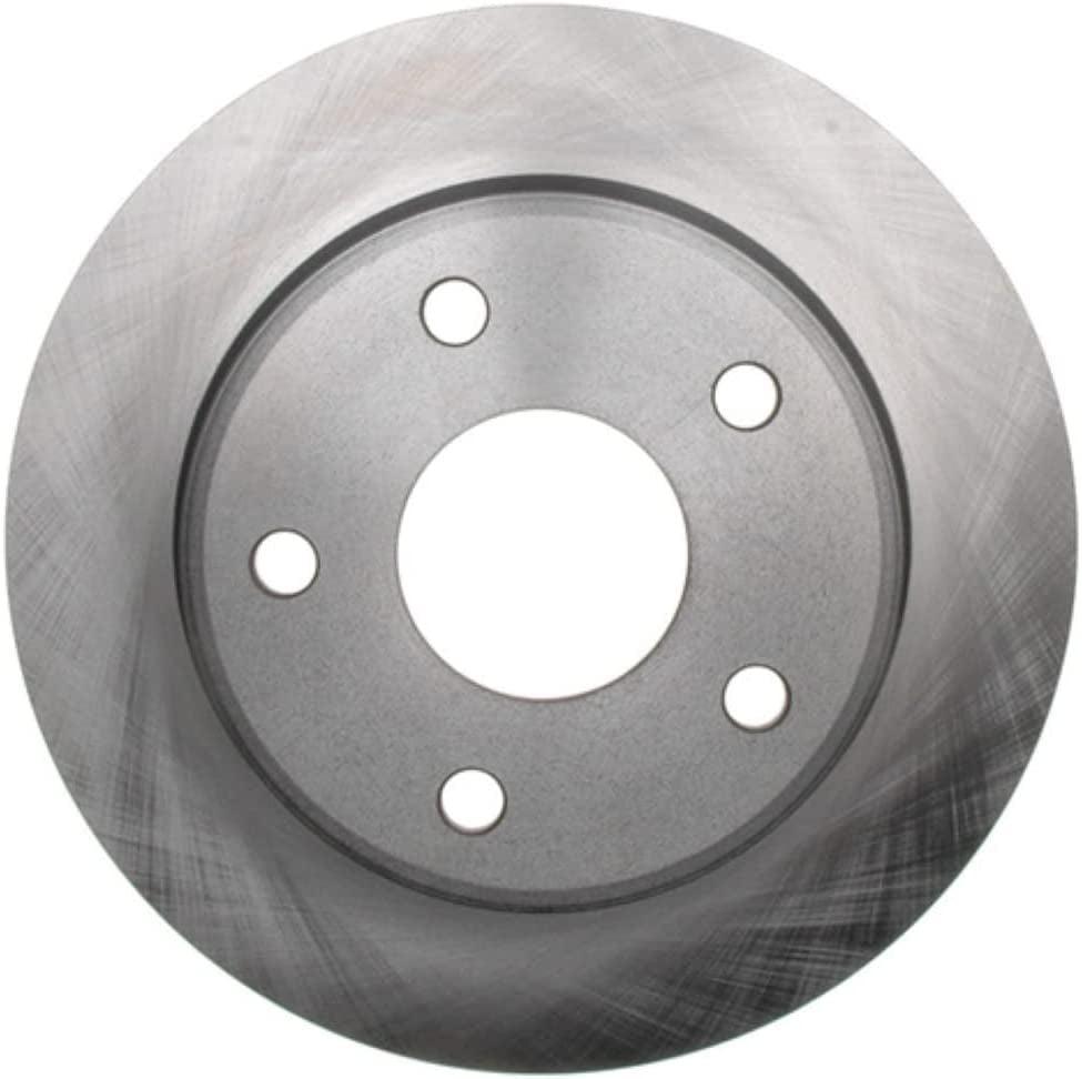 Replacement Front Brake Rotor for Select Dodge Dakota & Mitsubishi Raider Model Years By:  (780258R), Silver