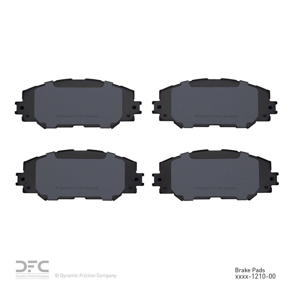 Front Disc Brake Pad Set for Corolla, RAV4, Prius V, Xb, Xd+More (1551-1210-00)