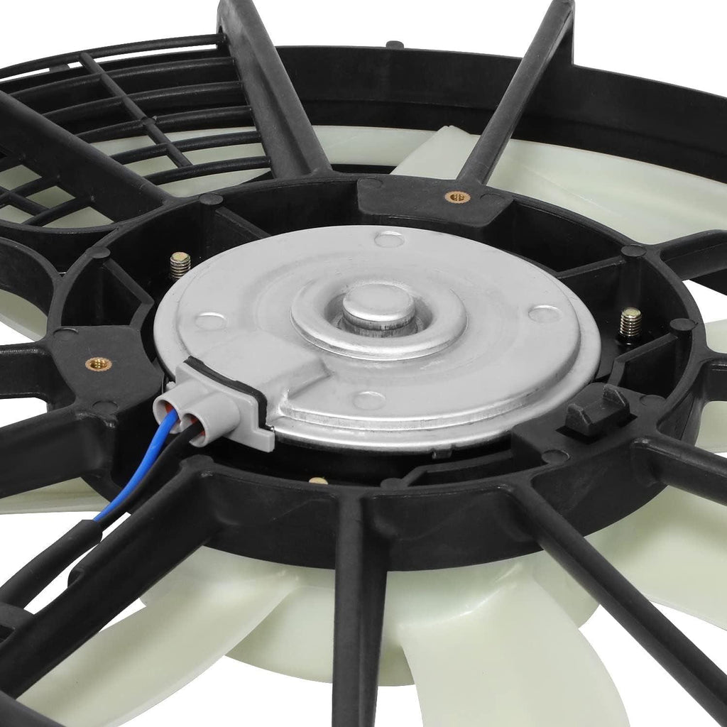 Factory Style Radiator Cooling Fan Assembly Compatible with 11-13 Sienna 2.7L W/O Tow Package,Oem-Rf-1037