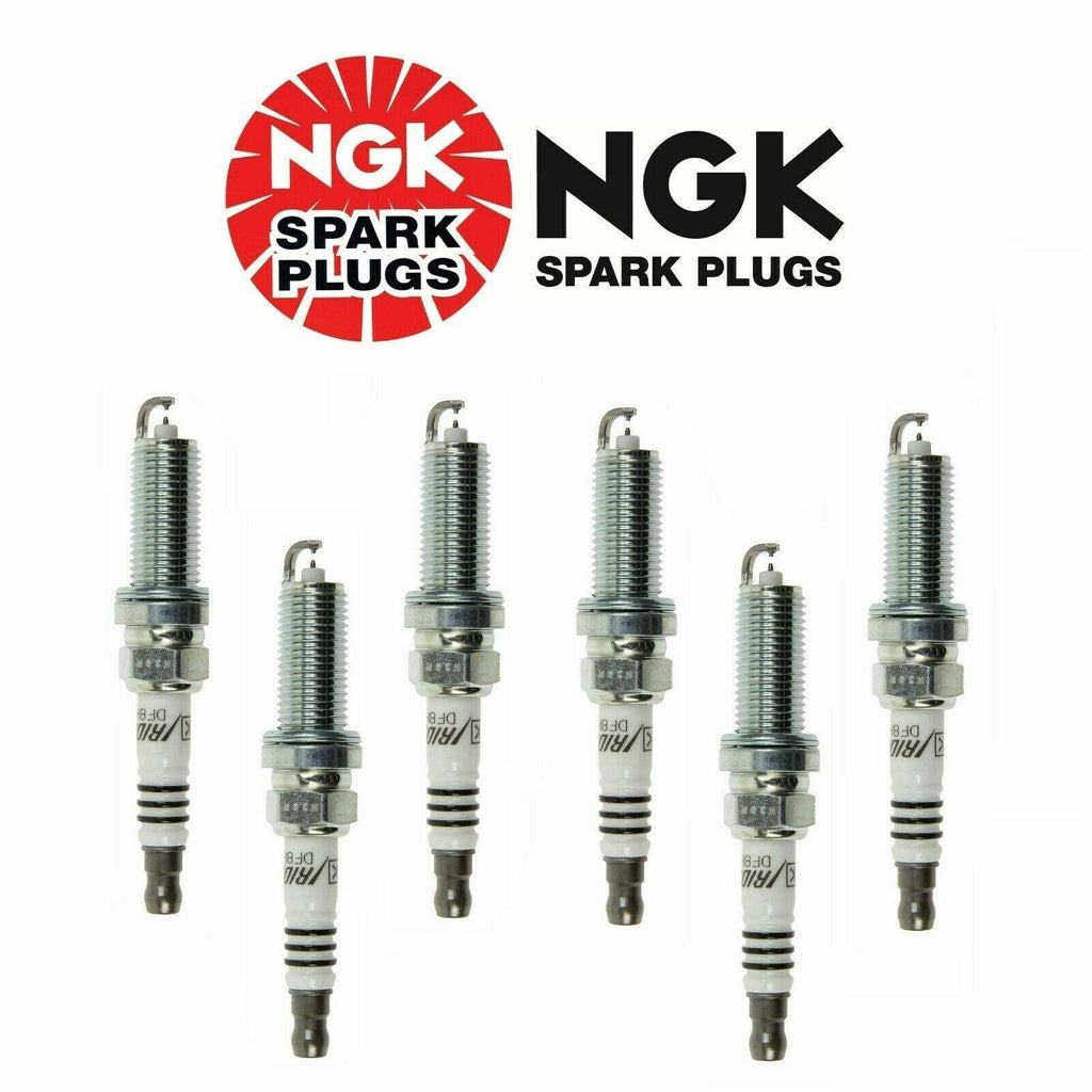 Set of 6 Iridium Resistor Spark Plugs NGK DF8H11B for Infiniti G37 Nissan 370Z
