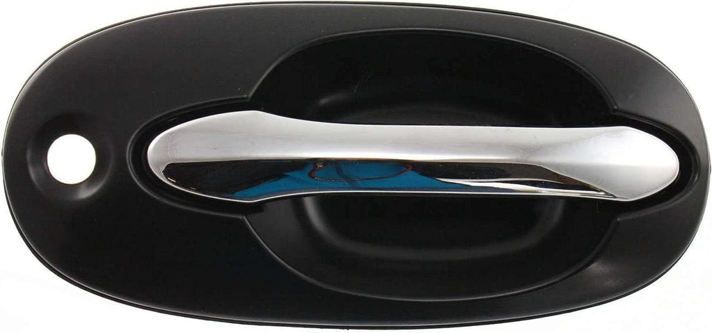 Front Exterior Door Handle Set of 2 Compatible with 2002-2005 Kia Sedona Chrome Lever with Primed Bezel Driver and Passenger Side