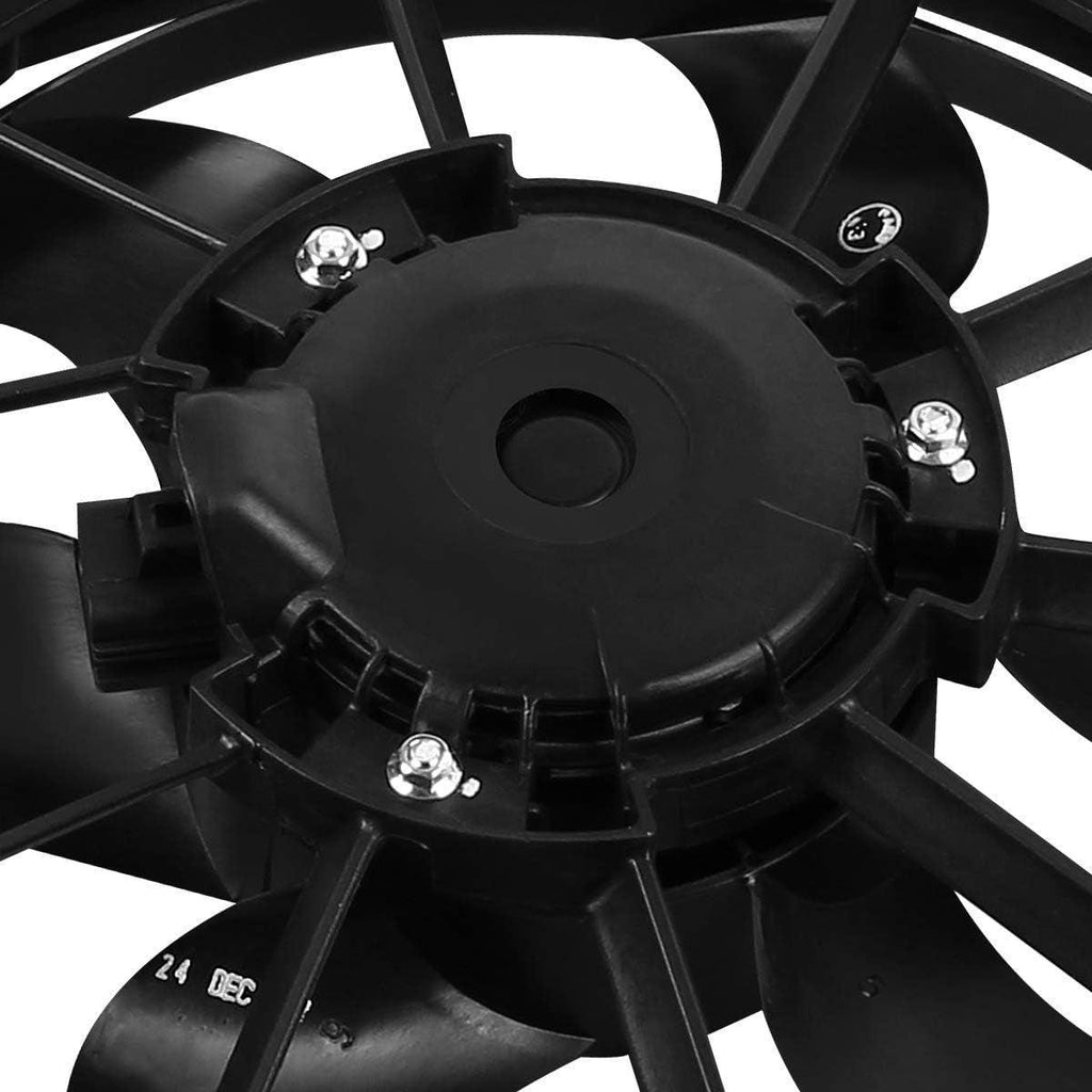 OEM-RF-0097 Factory Style Radiator Cooling Fan Assembly Cooling Efficiency Improved Direct Replacement [Compatible with 15-19 Ford Mustang]