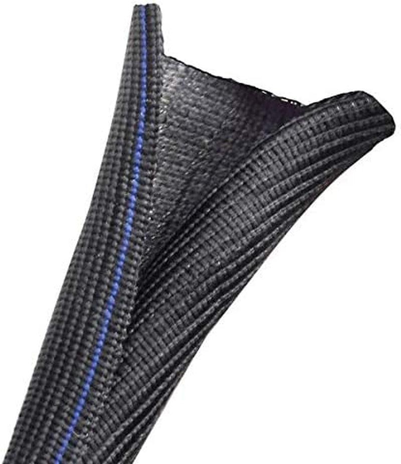 Design Engineering 010652 Easy Loom - Split Wire Sleeve, 3/8" (10Mm) X 20' - Black
