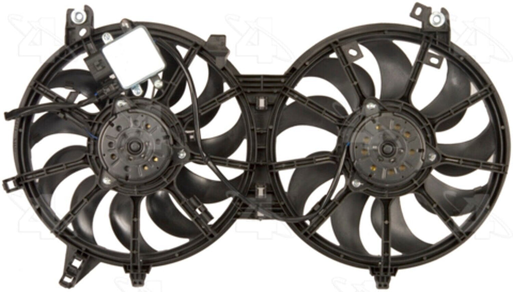 Dual Radiator and Condenser Fan for 370Z, Q70, Q70L, QX50, QX70, Q40+More 76162