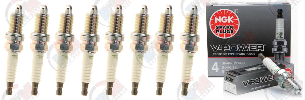 NGK "V-POWER" Spark Plug (Set of 8) for 2000-2007 Dodge Durango 4.7L V8
