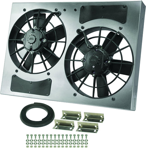 16833 Gray/Black High Output Dual Radiator Fan