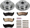 KOE3150 Autospecialty Rear Replacement Brake Kit-Oe Brake Rotors & Ceramic Brake Pads