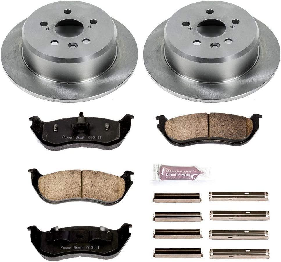 KOE3150 Autospecialty Rear Replacement Brake Kit-Oe Brake Rotors & Ceramic Brake Pads