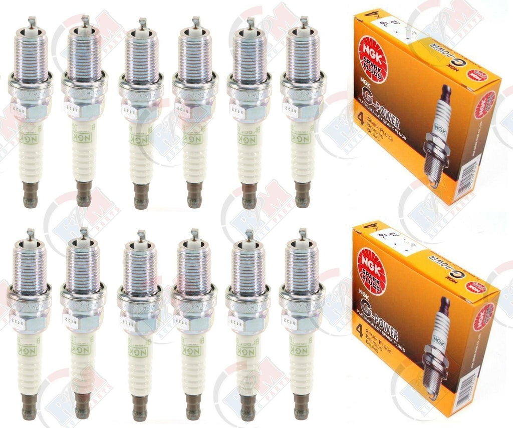 NGK "PLATINUM" Spark Plugs (Set of 12) for 1998-2004 Mercedes-Benz E320 3.2L V6