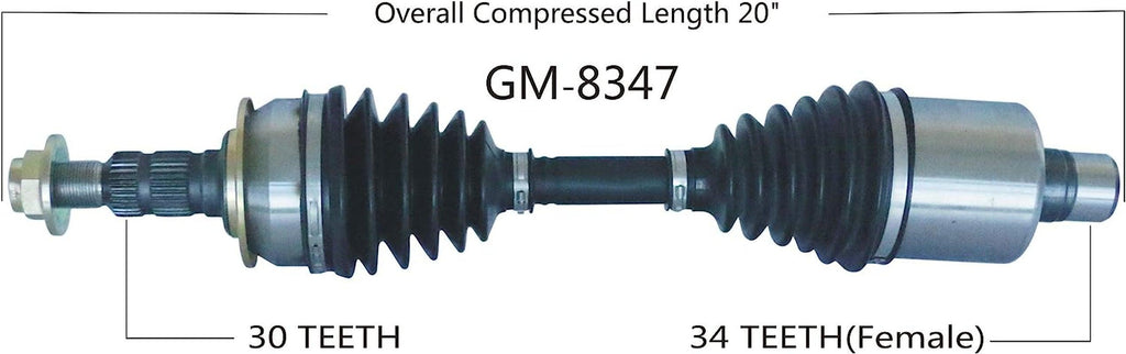 GM-8347 CV Axle
