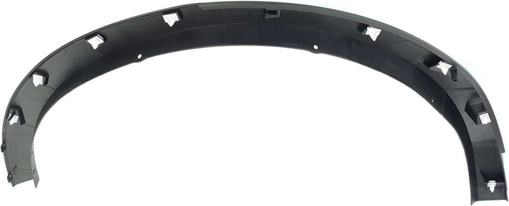 Rear, Driver Side Fender Trim Compatible with 2011-2019 Ford Explorer and 2013-2019 Police Interceptor Utility Plastic, Textured Black - FO1790114