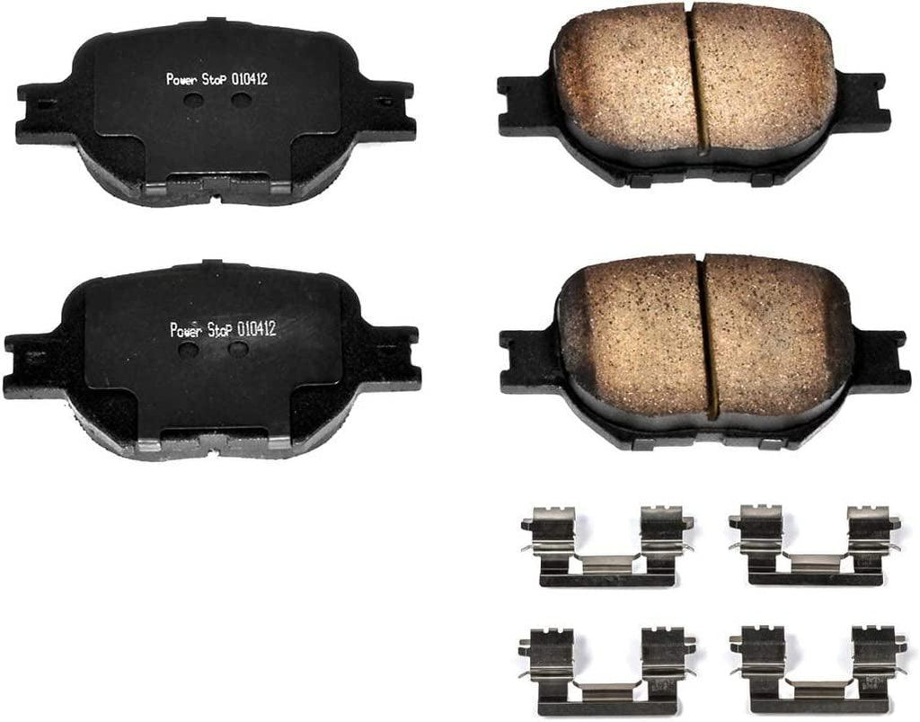 17-817, Z17 Front Ceramic Brake Pads with Hardware