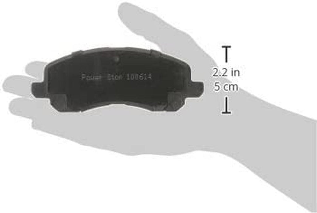 17-866, Z17 Front Ceramic Brake Pads with Hardware