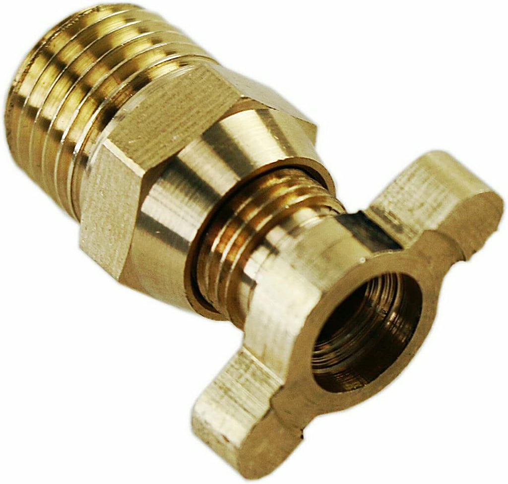 ENGINKUHLER Racing NPT 1/4" Radiator Universal Style Thread Male Brass Petcock Drain Plug Replacement