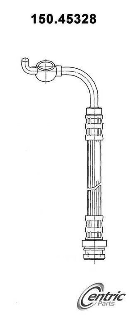 Centric Brake Hydraulic Hose for 1990-2005 Mazda Miata 150.45328