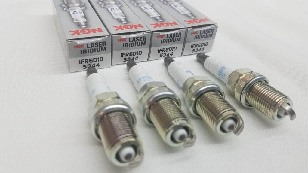 4-NGK Laser Iridium Long-Life Spark Plug Pre-Gapped MBZ & DODGE IFR6D10 (5344)