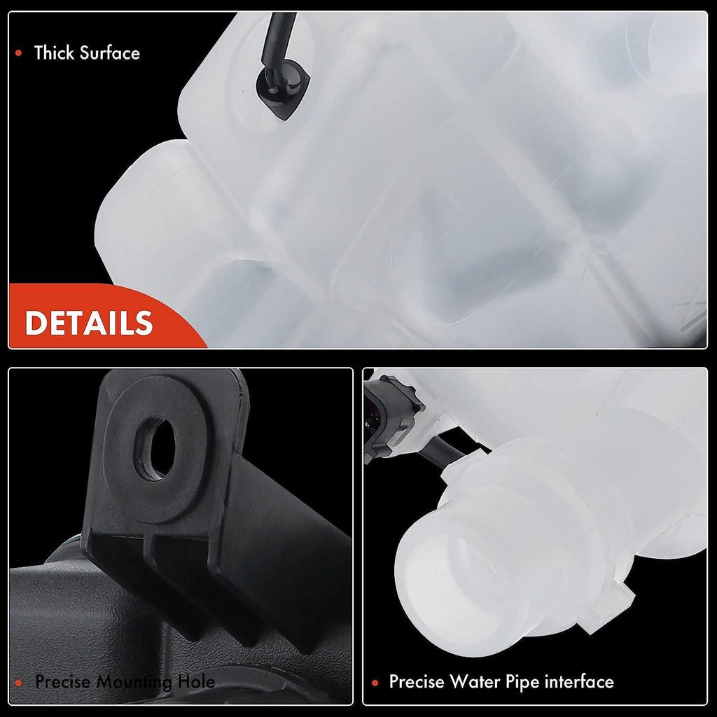 A-Premium Engine Coolant Overflow Recovery Reservoir Tank [With Cap & Sensor] Compatible with Land Rover LR2, Range Rover Evoque 2012-2015 & Volvo S60, S80, V60 Cross Country, XC60, XC70, [Fits 2.0L]