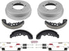 KOE15355DK Autospecialty Rear Replacement Brake Kit-Oe Brake Drums & Ceramic Brake Pads