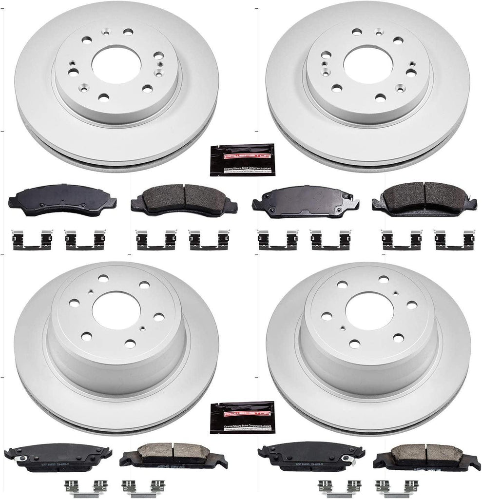 CRK6560 Front and Rear Z17 Evolution Geomet® Coated Brake Kit