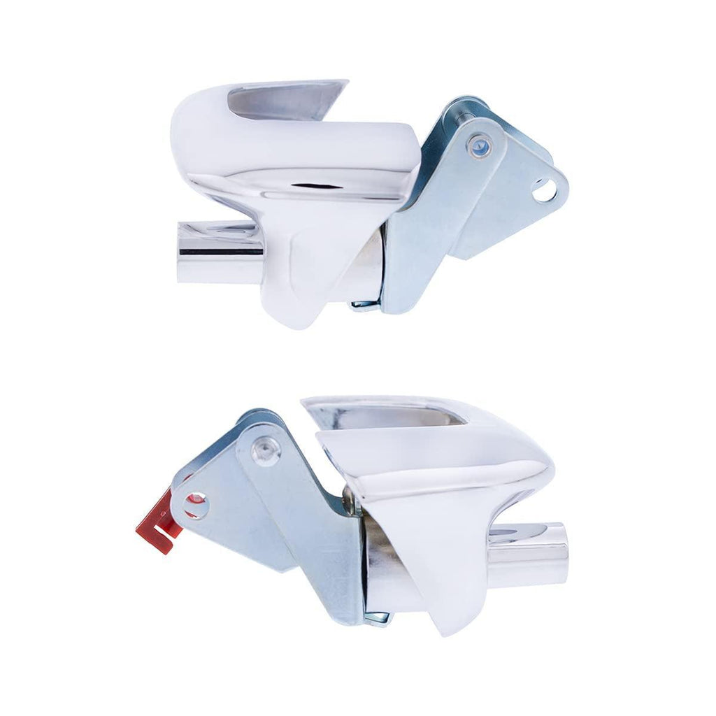 110824 Chrome outside Door Handle Set for 1966-77 Ford Bronco & 1967-68 Mustang, OEM Style, Complete Set - Set of 2 Handles