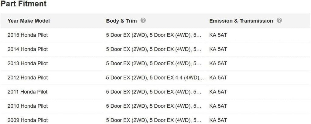 Genuine  Parts 17220-RN0-A00 Air Filter for  Pilot
