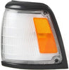 For Toyota Pickup Corner Light 1992 93 94 1995 Driver Side | Clear & Amber Lens | 2WD | W/Black Trim | TO2520125 | 8162035080