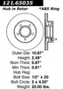 Centric Front Disc Brake Rotor for Explorer, Navajo (121.65035)