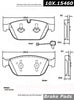 Centric Front Disc Brake Pad for A8 Quattro, SQ5, A8 (104.15460)