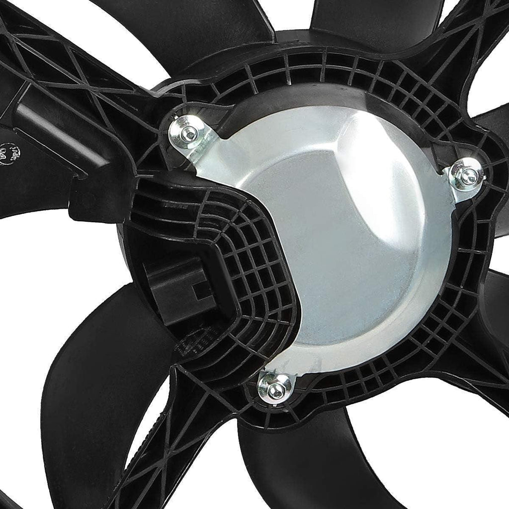 OEM-RF-0085 Factory Style Radiator Cooling Fan Assembly Cooling Efficiency Improved Direct Replacement [Compatible with 14-18 Ram Promaster 1500 2500 3500] Black