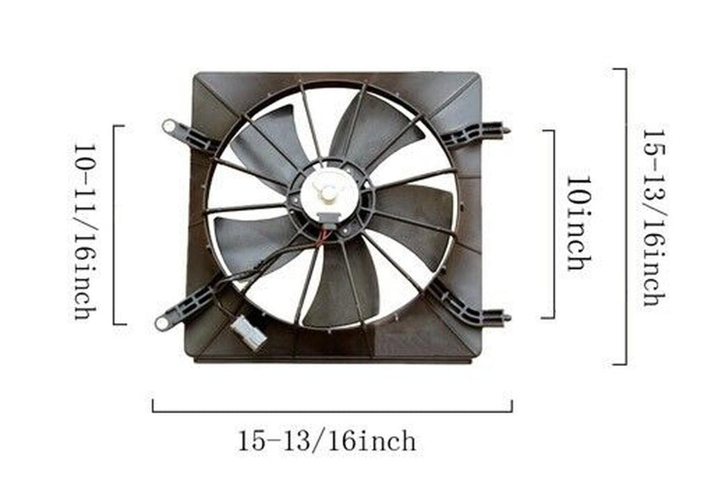 APDI Engine Cooling Fan Assembly for 02-06 CR-V 6019128