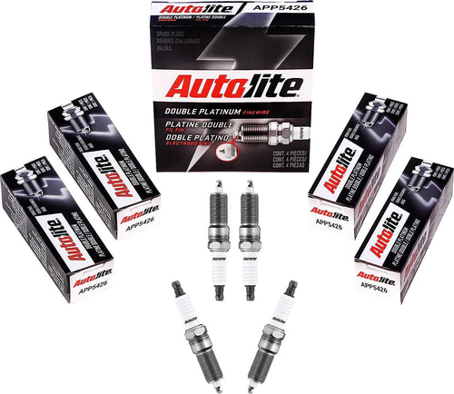 APP5426 Double Platinum Automotive Replacement Spark Plugs (4 Pack)