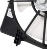OEM-RF-0175 Factory Style Radiator Cooling Fan Assembly Cooling Efficiency Improved Direct Replacement [Compatible with 2003-2007 Accord Fits Left Position V6 Models],Black