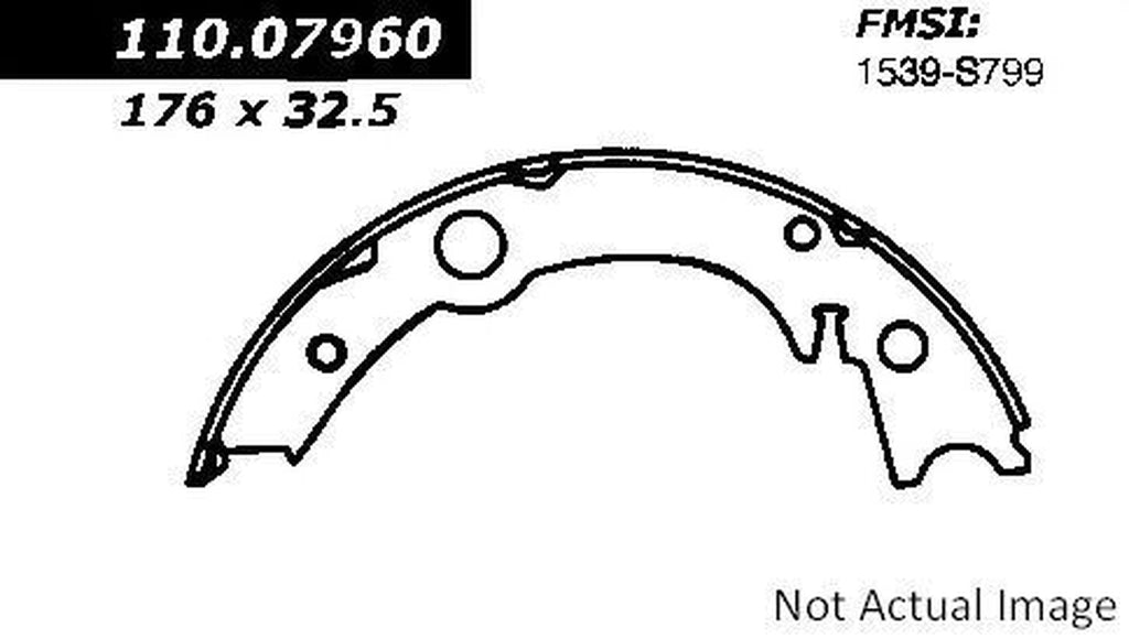 Centric Parking Brake Shoe for Tc, Matrix, Vibe, Corolla, Celica 111.07960