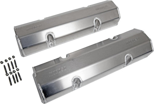 Moroso VALVE COVERS, SBC, FABRICATED ALUMINUM