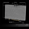 OEM-RA-13122 OE Style 1-Row Aluminum Cooling Radiator Compatible with 2009-2013 Highlander 2.7L Japan Built Models