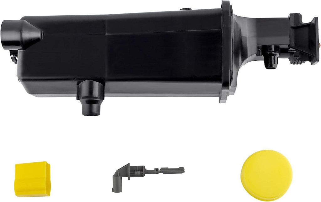 BOXI Radiator Coolant Tank Overflow Expansion Bottle Reservoir with Sensor without Cap Replacement for BMW E46 / E53 / E83 17117573781
