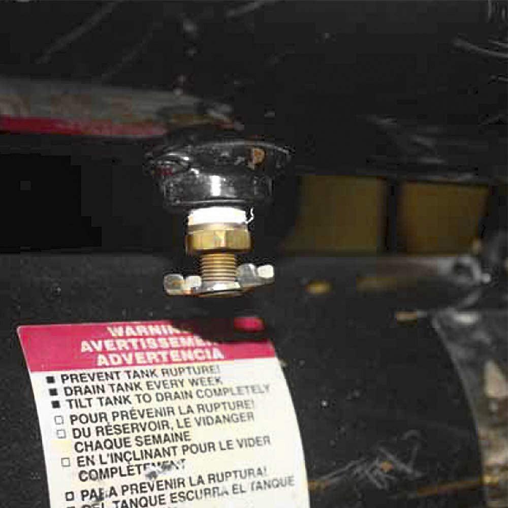 S-614-2 1/8" Compressor Tank Drain Cock - Pack of 2