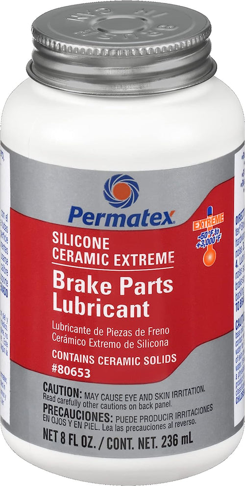 Permatex 80653 Silicone Extreme Brake Parts Lubricant, 8 Fl. Oz.