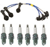 FOR Lexus GS300 IS300SC300 Spark Plug Wire Set NGK TE79 + 6Xbkr6Eix11 Iridium IX