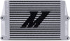 MMOC-SSO-10SL Universal Heavy-Duty Bar-And-Plate Oil Cooler, 10" Core, Same-Side Outlets, Silver