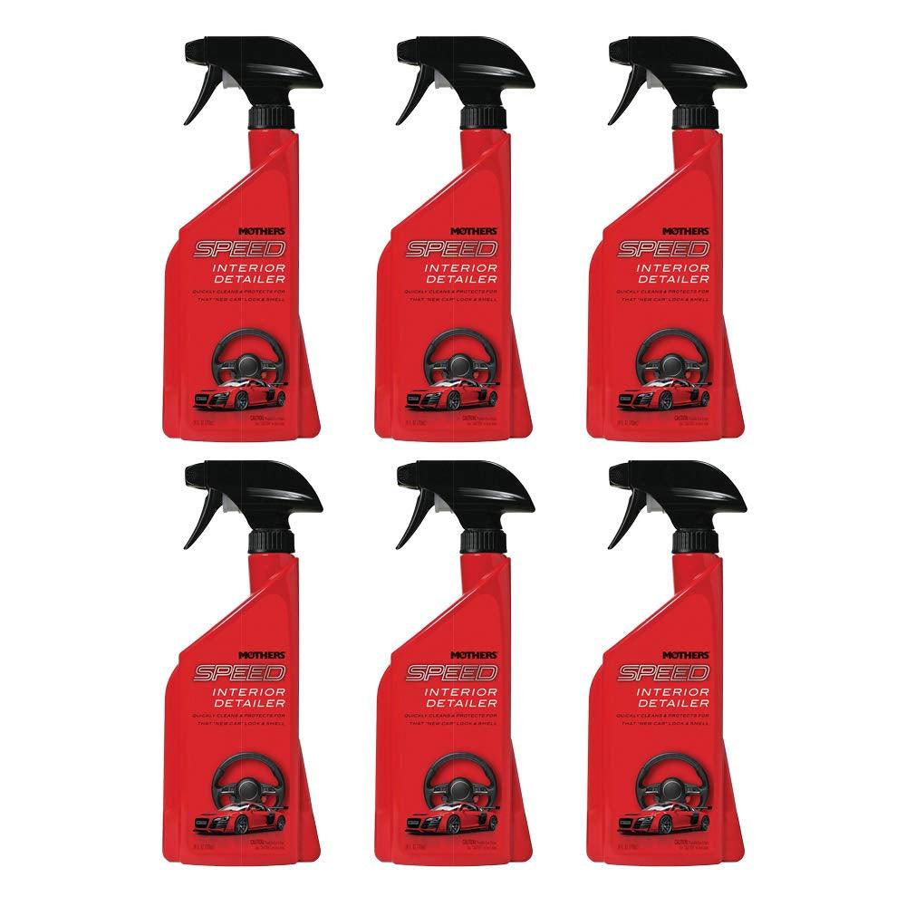 Mothers Polish 18324 Speed Interior 24 Ounce Bottle of Car Interior Detailer (6 Pack)
